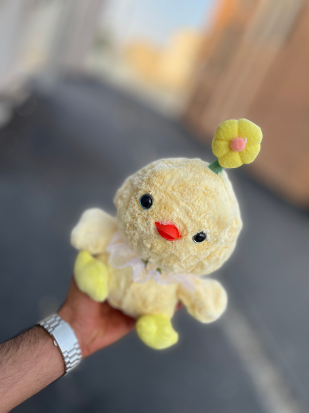 جوجه گل به سر نوک پلاستیکی